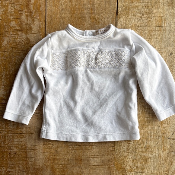 TBBC White Baby Smocked Outfit 0-3m - Picture 4 of 8